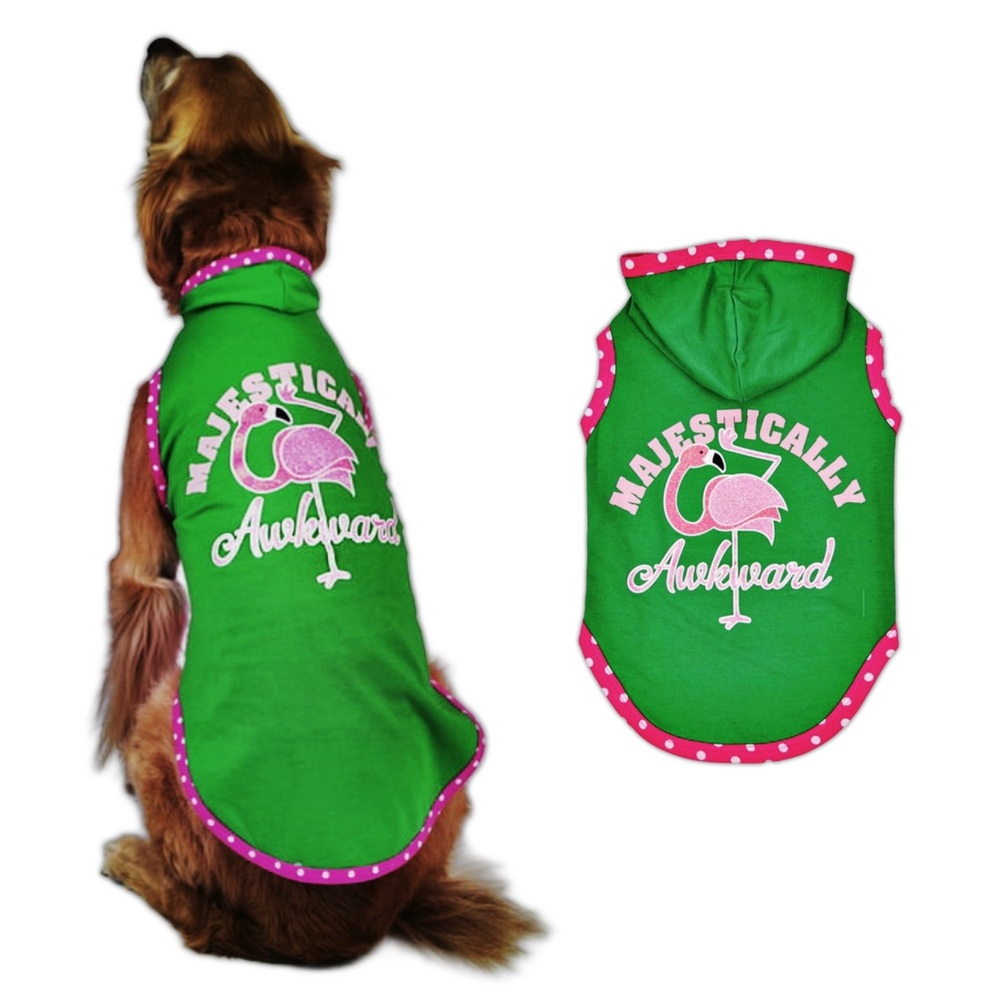 NWT Vibrant Life "Majestically Awkward" Dog Hoodie Size Small Dogs up to 20 lbs